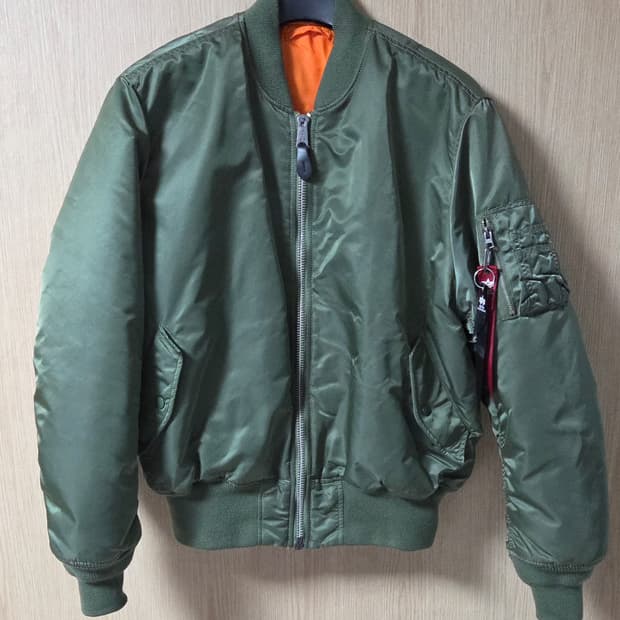 (착샷) 알파인더스트리 ma-1 세이지