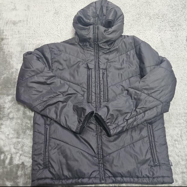 90년도 올드 스투시 GEAR 써모라이트 플라이트 블랙 패딩 자켓