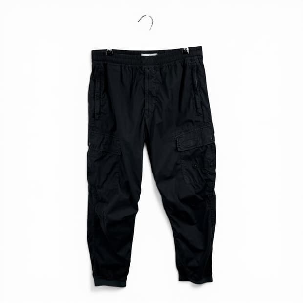 (32) 스톤아일랜드 카고 조거 팬츠 블랙