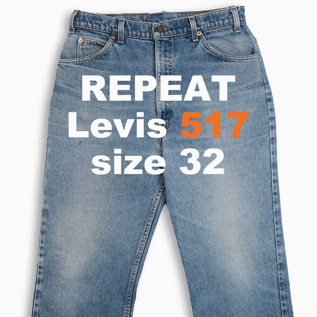 리바이스 517 오렌지탭 90s USA 32 인치 OR51734171