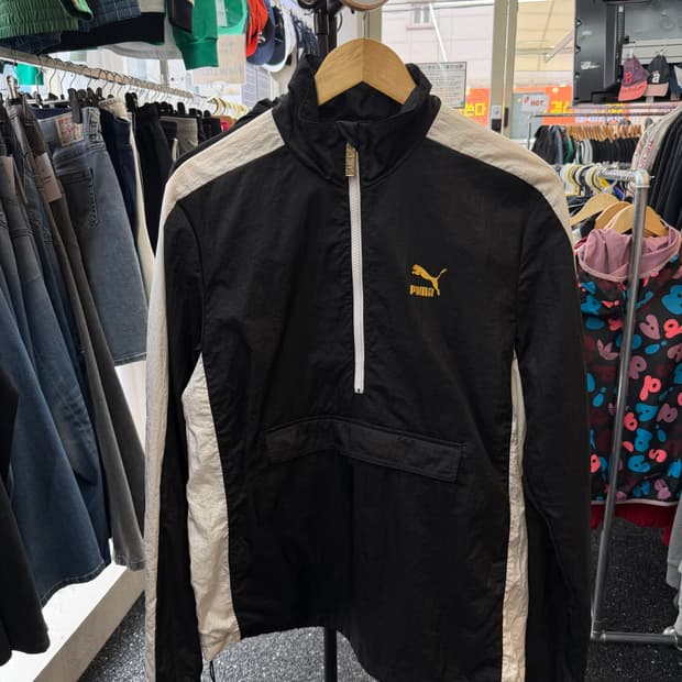 푸마 비보이 아노락 바람막이 M