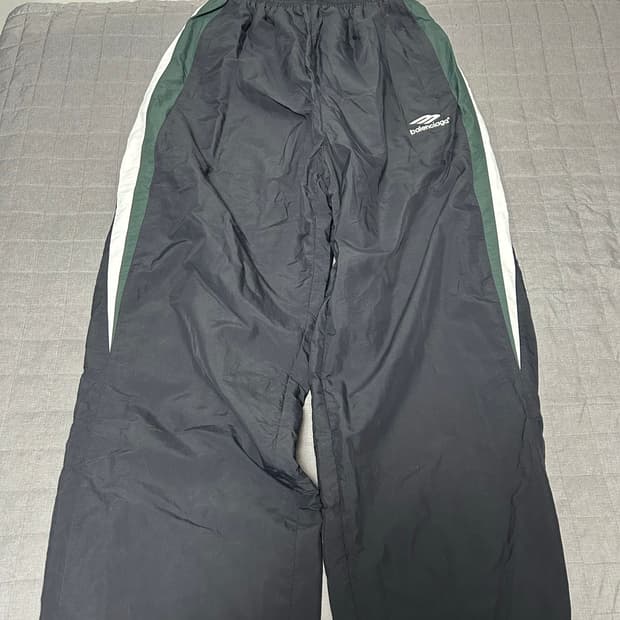 [XXS] 발렌시아가 3B 아이콘 로고 트랙 팬츠 오버핏