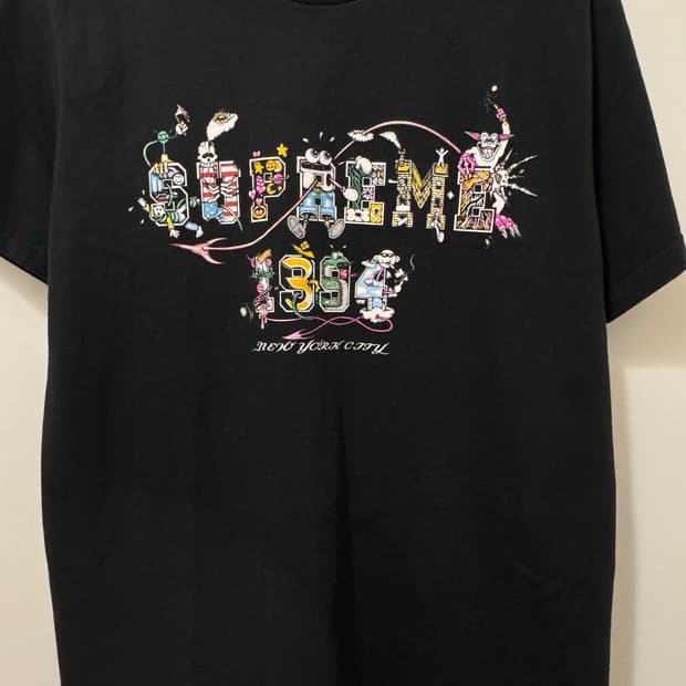Supreme Varsity T-Shirt Black -