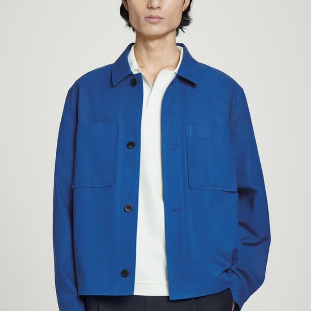 코스 릴렉스드 유틸리티 오버셔츠 L