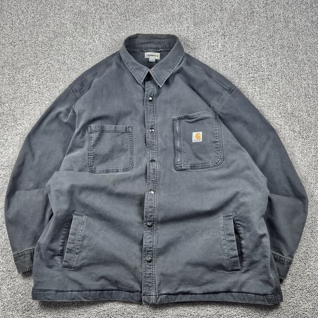 칼하트 헤비 플란넬 안감 워크 셔츠 자켓 ( 3XL ) / 10276