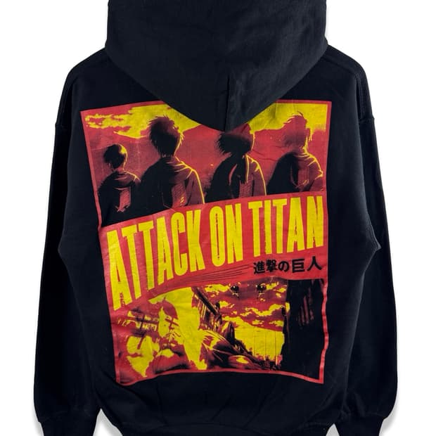 진격의거인 오피셜 빅프린팅 후드티2333