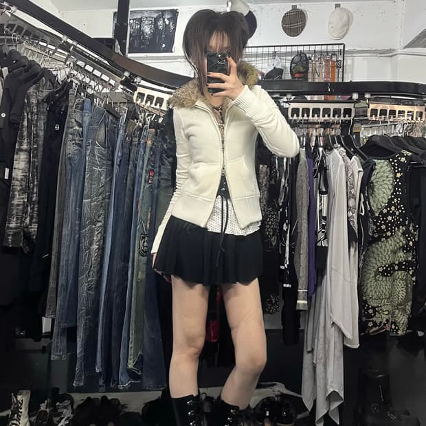 아베크롬비 퍼후드 투웨이 집업