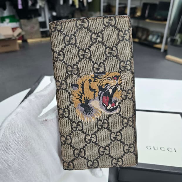 [50%세일] 구찌 타이거 장지갑