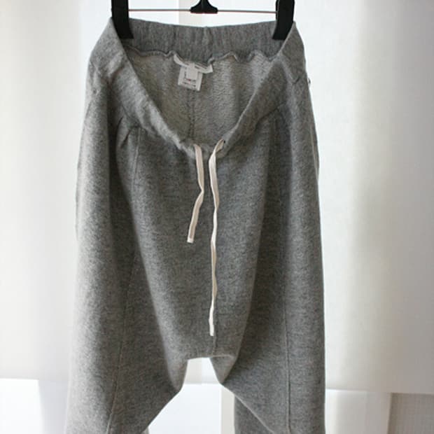 Sunflower 선플라워 Arte povera 울 혼방 배기 팬츠 바지