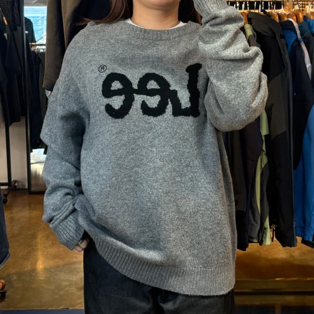 Lee 그레이 니트