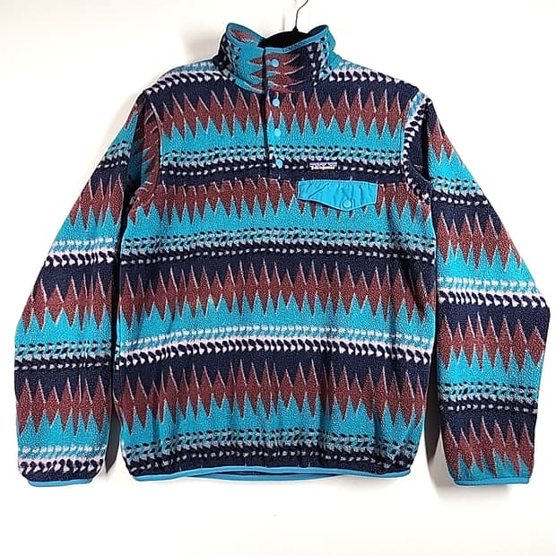 10s 파타고니아 신칠라 스냅티 풀오버 아즈텍 패턴