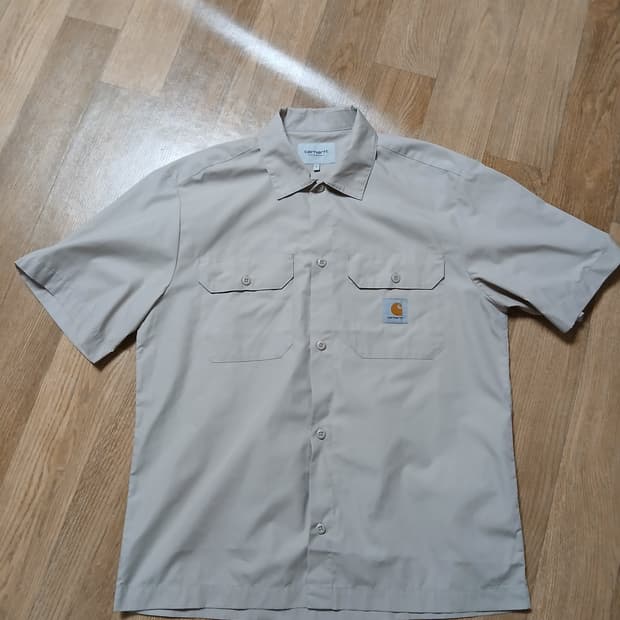 칼하트wip 크래프트 셔츠 더스트베이지 M