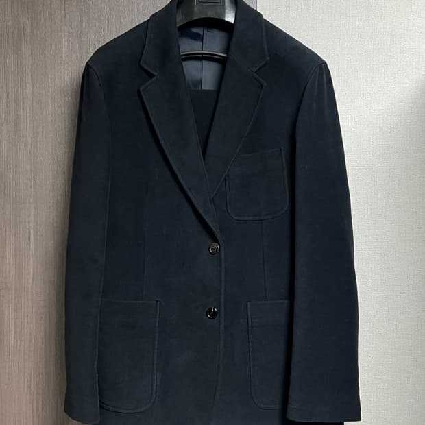 브라운야드 몰스킨 스포츠 셋업 다크네이비