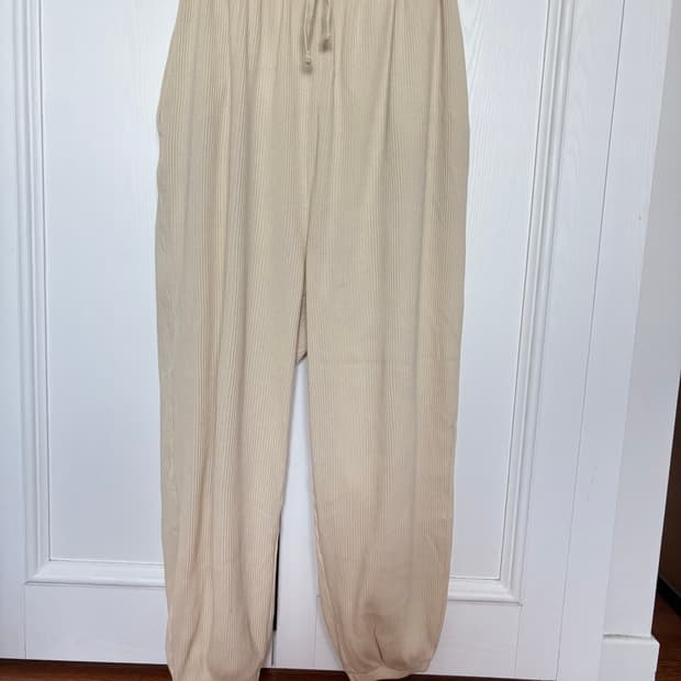 부디무드라 립조거팬츠 rip jogger 오이스터화이트 xs