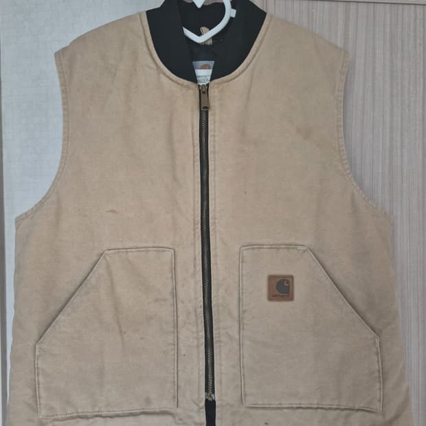 칼하트 베이지 조끼베스트