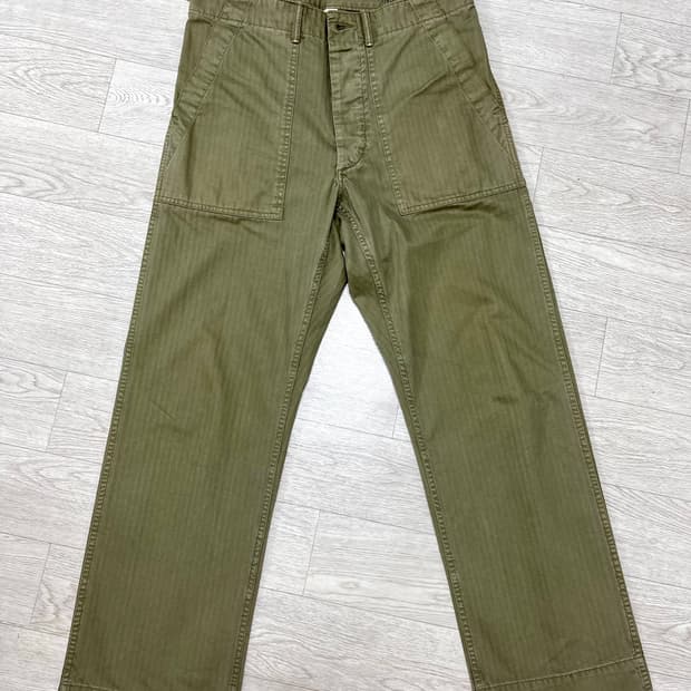 RRL 더블알엘 헤링본 퍼티그 팬츠 / 30/30