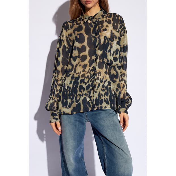 이로 IRO 24 레오파드 셔츠 [새상품]