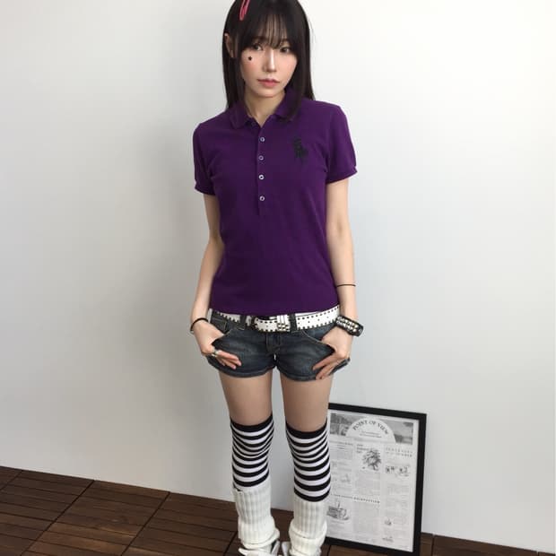 Polo Ralph Lauren Purple Big Pony Polo