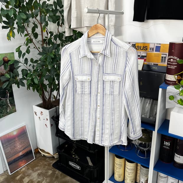 이자벨마랑 인디아코튼 셔츠 블라우스 42