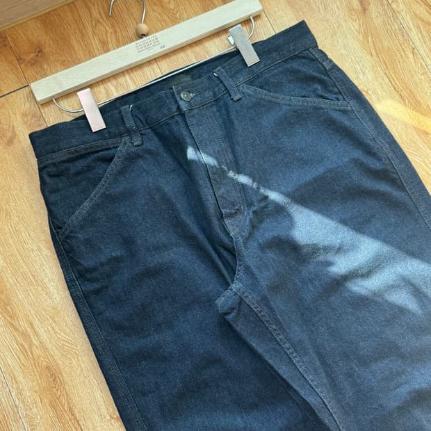 [34] 유니클로 와이드 핏 진 68 블루