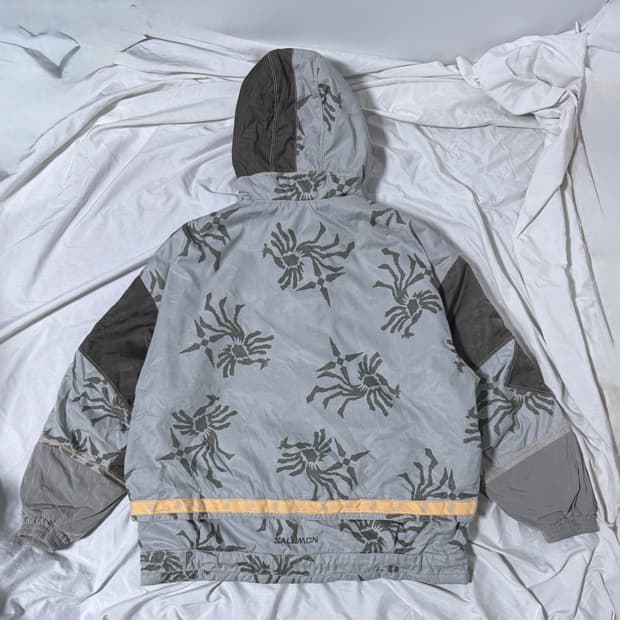 살로몬 스콜피온 패턴 자켓 y2k 고프코어 