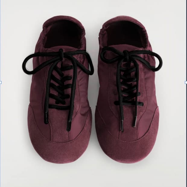 Cos 스웨이드 나일론 트레이너