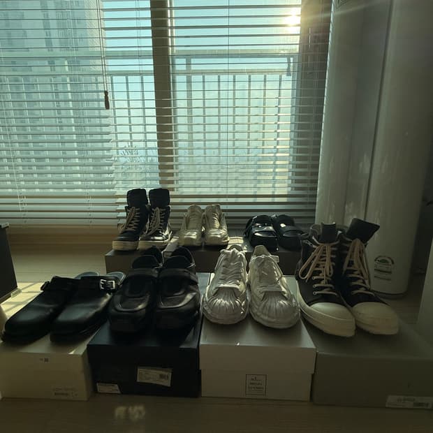 릭오웬스 지오바스켓 45사이즈 상태 최상급