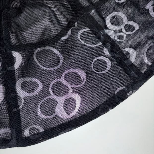 circle patterned skirt