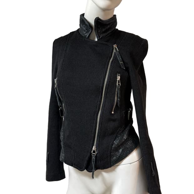 Vtg 락시크 니트 자켓