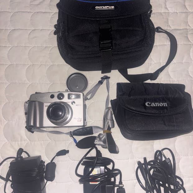 캐논 PowerShot G2 실버 카메라 풀박스