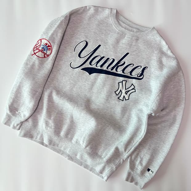 MLB 뉴욕 양키스 헤리티지 자수 로고 맨투맨