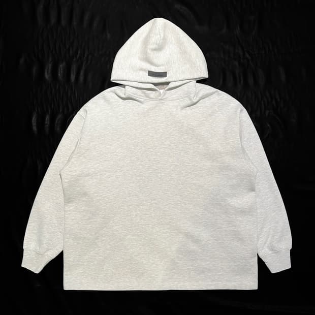 피어오브갓 에센셜 백 빅로고 후드티