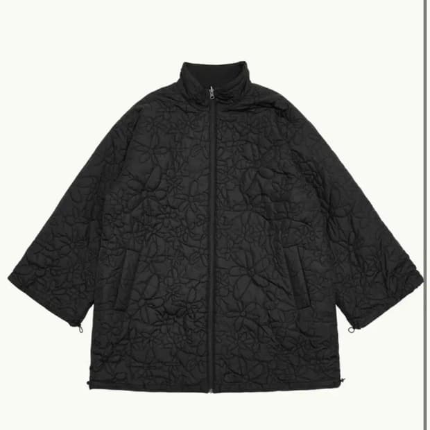 아모멘토 리버시블 플라워 퀼팅 퀼티드 메모리 점퍼 M