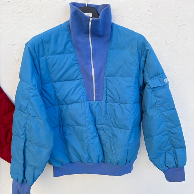 70s eddie bauer pullover(blue)