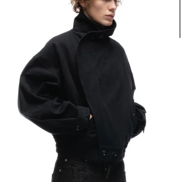 NO/FAITH STUDIOS MOLESKIN JACKET BLACK