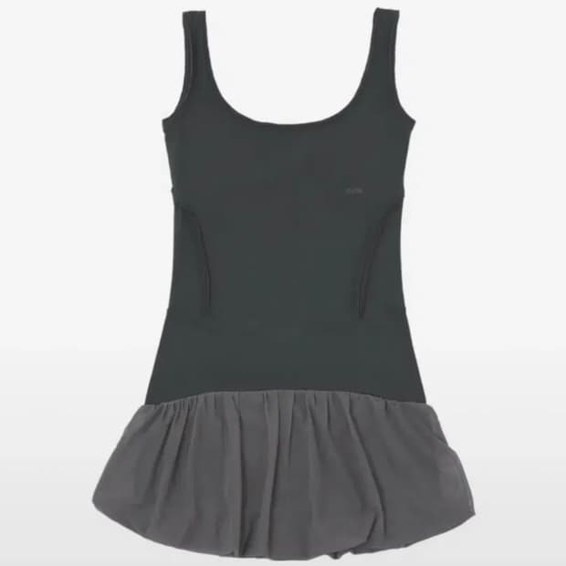 오호스 더블 레이어드 스커트