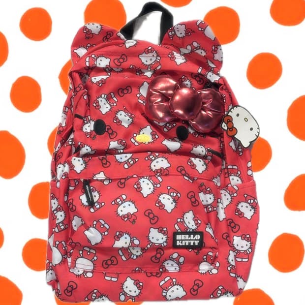 2015 레드 키티 백팩 🎒