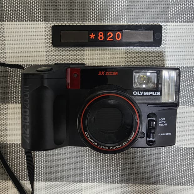 올림푸스 AZ-100 줌 데이터백 필름카메라