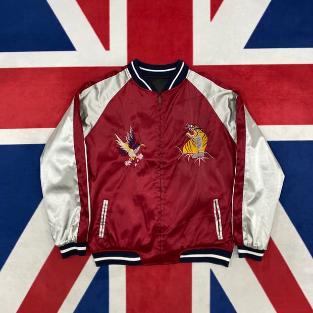 빈티지 리버시블 스카쟌 실측 105