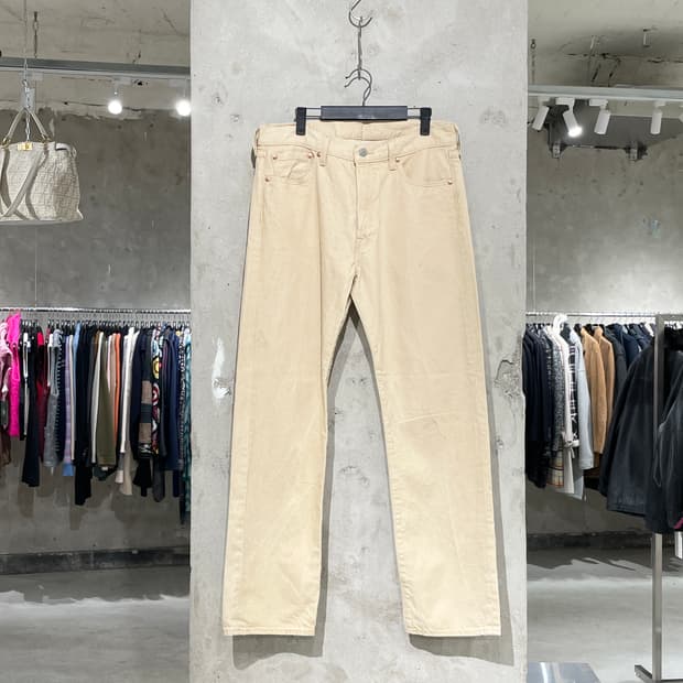 리바이스 501 샌드 버튼 플라이 데님 팬츠