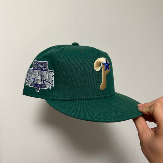뉴에라 필라델피아 그린 피티드 캡 59fifty