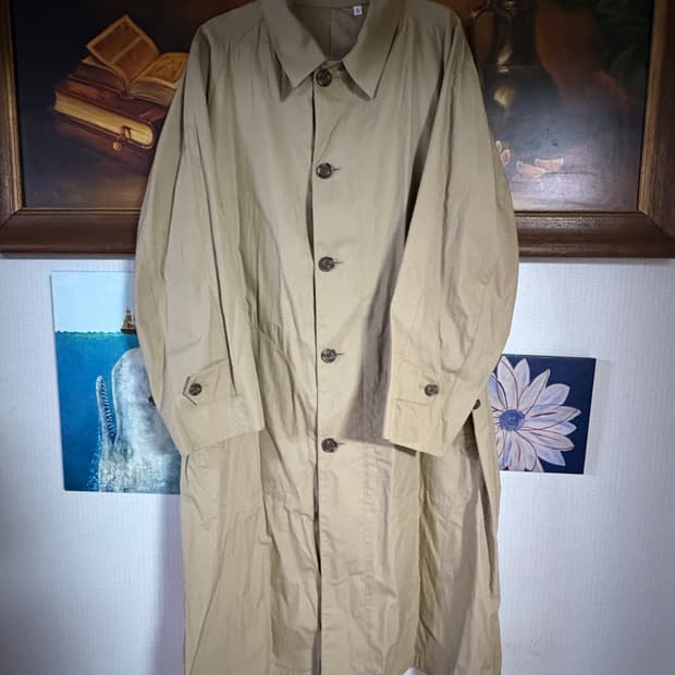 유니클로 베이지 코트 xl