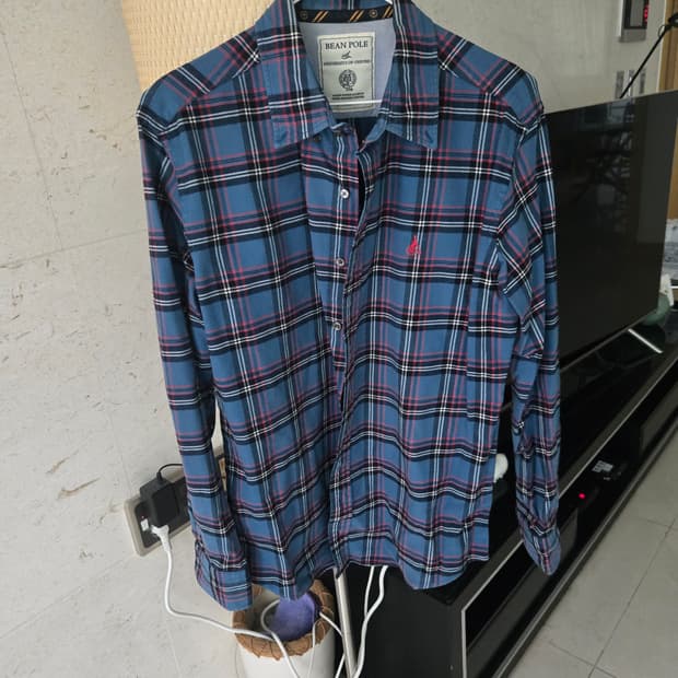 빈폴 체크셔츠 105