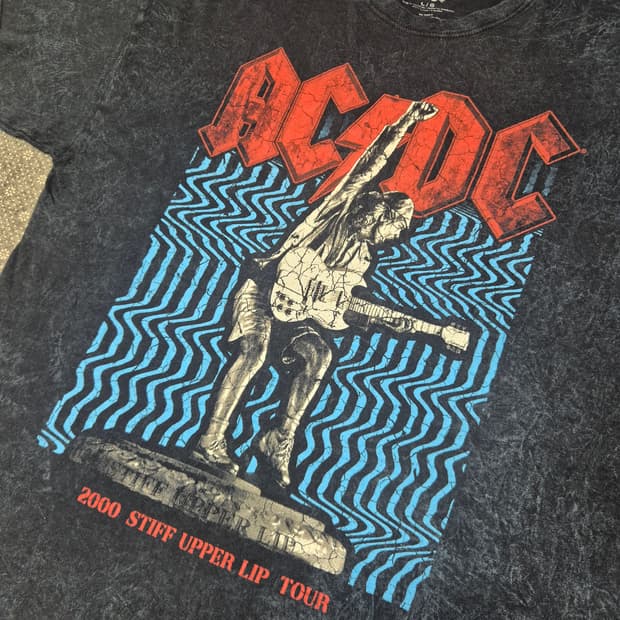 [L,실측XL] ACDC 오피셜 티셔츠 -153