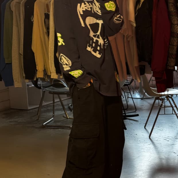 스투시 멕시코 그래피티 롱슬리브