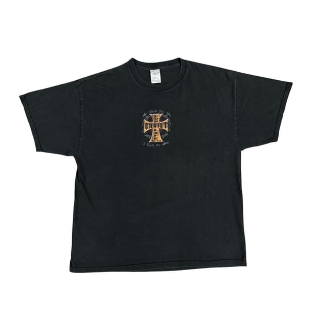 빈티지 2000s 웨스트코스트차퍼스 Jesus 패러디 티셔츠