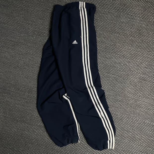아디다스 삼선 스트라이프 우븐 트랙 팬츠y 5100