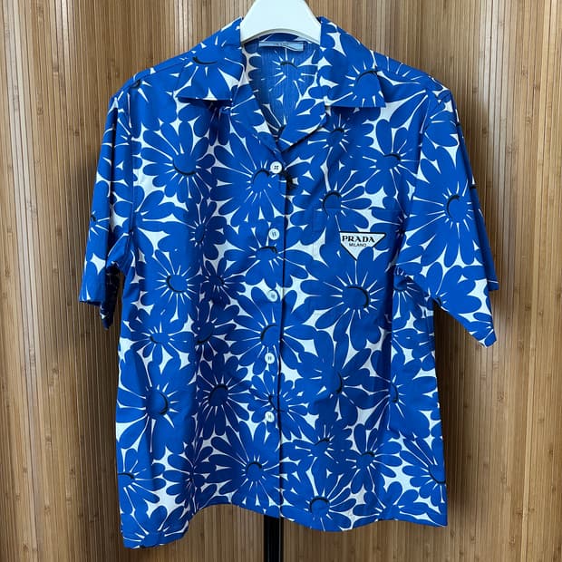 프라다 반팔 셔츠