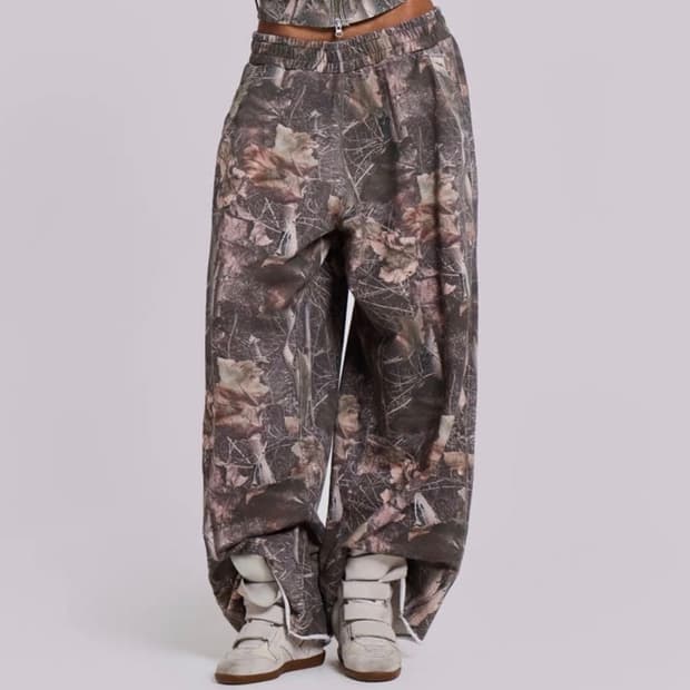 제이디드 런던 우드랜드 카모 배기 몬스터 조거 바지(제니착용)