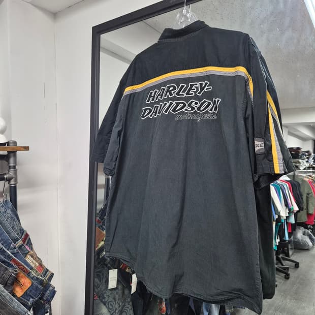 Harley Davidson 그래픽 워크 셔츠